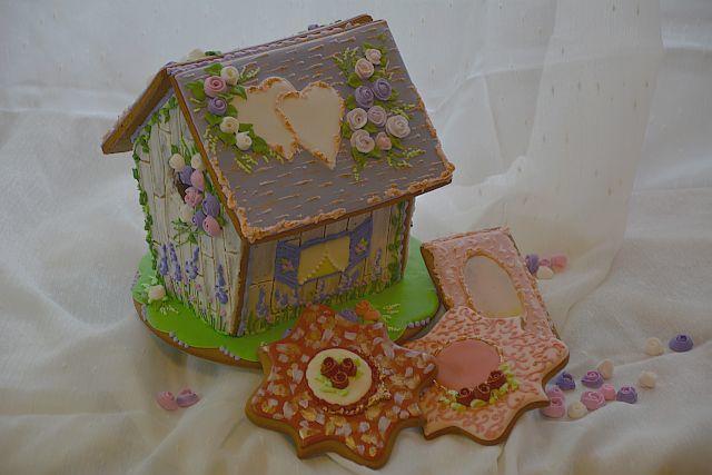 Gingerbread House  "Lavender Wedding"