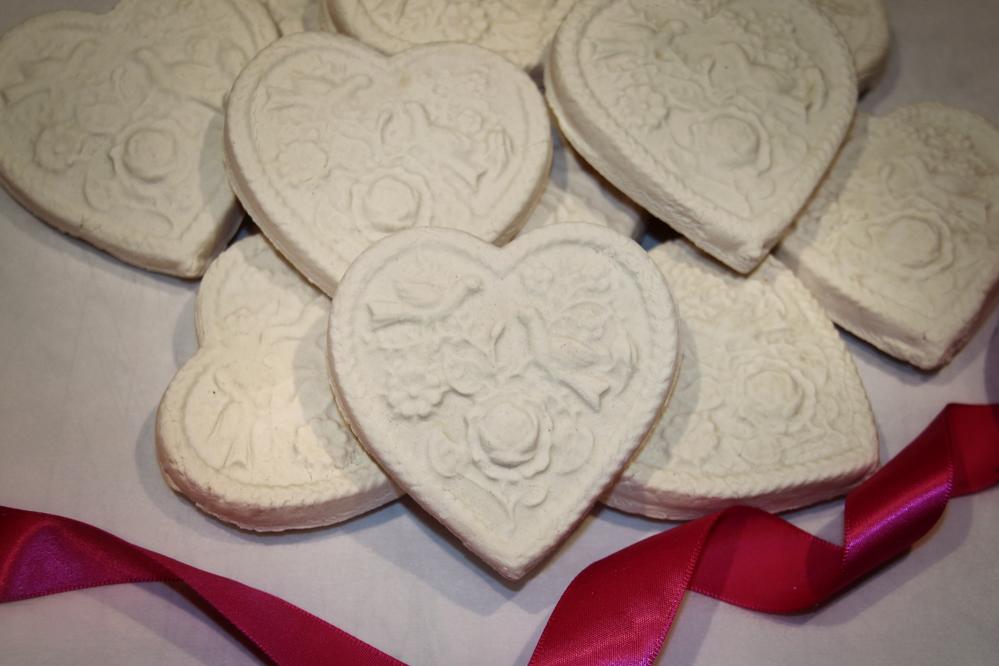 Heart Springerle Cookies