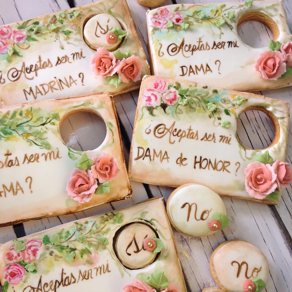 Bridesmaid  proposal cookies