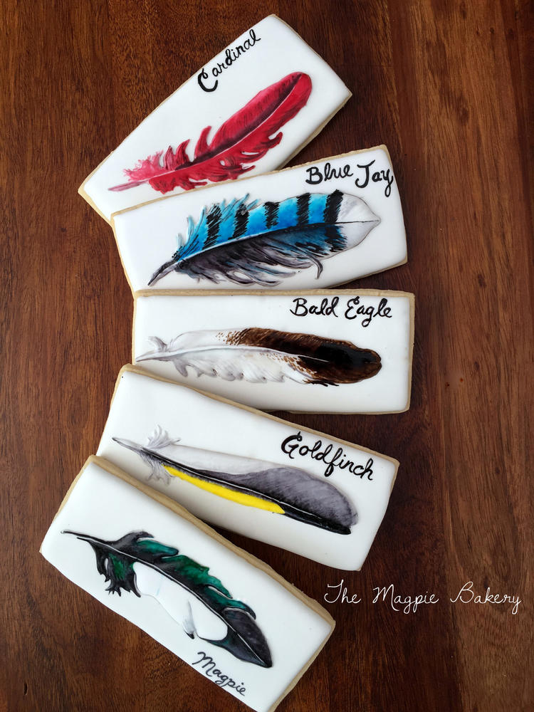 Painted Feathers | The Magpie Bakery