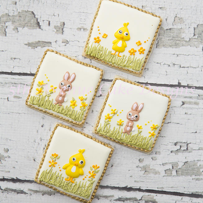 How To Decorate Easter Bunny and Chick Cookies!