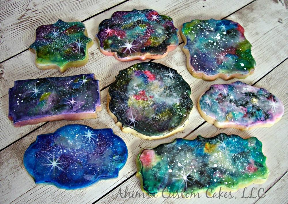 Galaxies by Ahimsa Custom Cakes