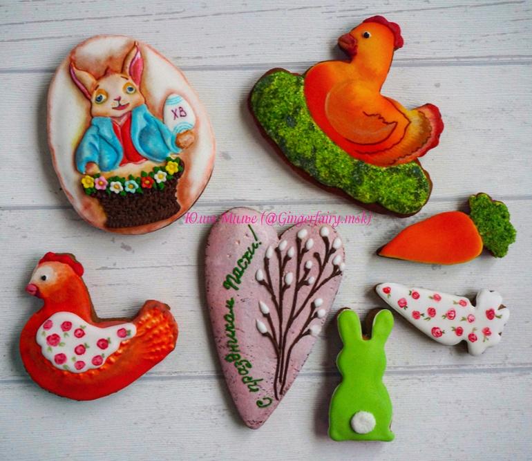 Mr.Rabbit Easter cookies  set by Gingerfairy