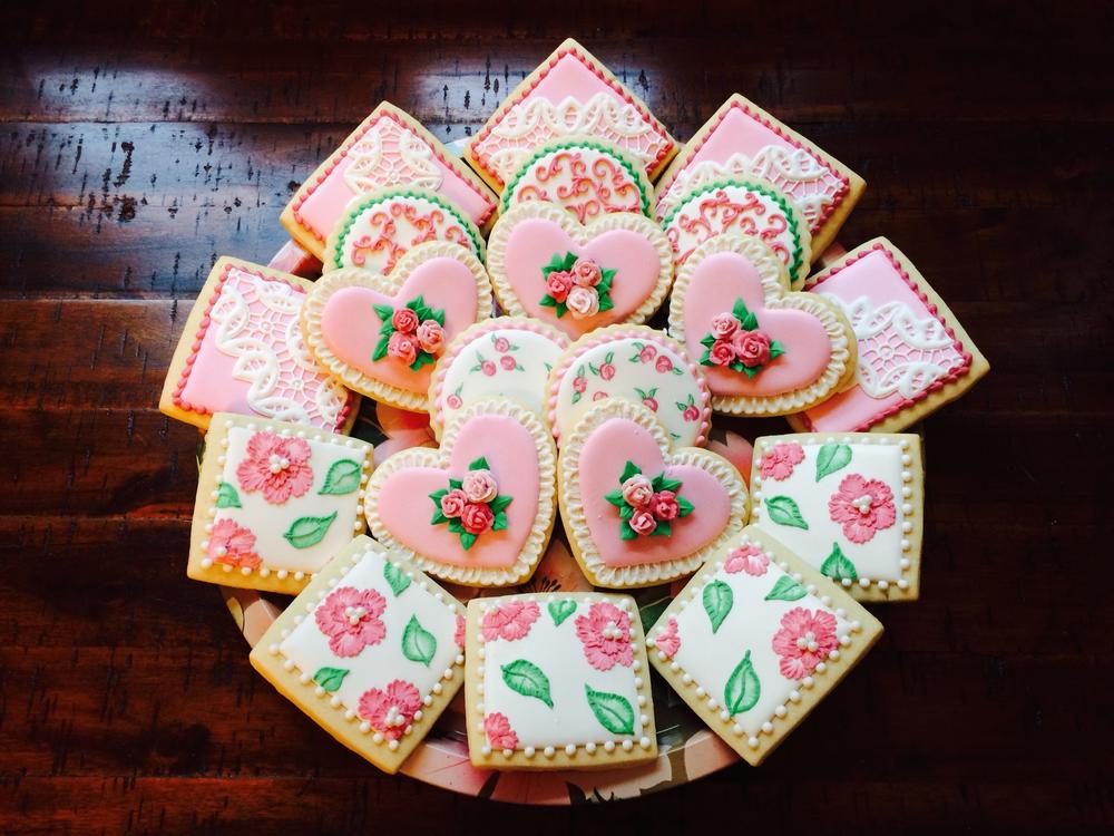Floral Mothers' Day Cookies