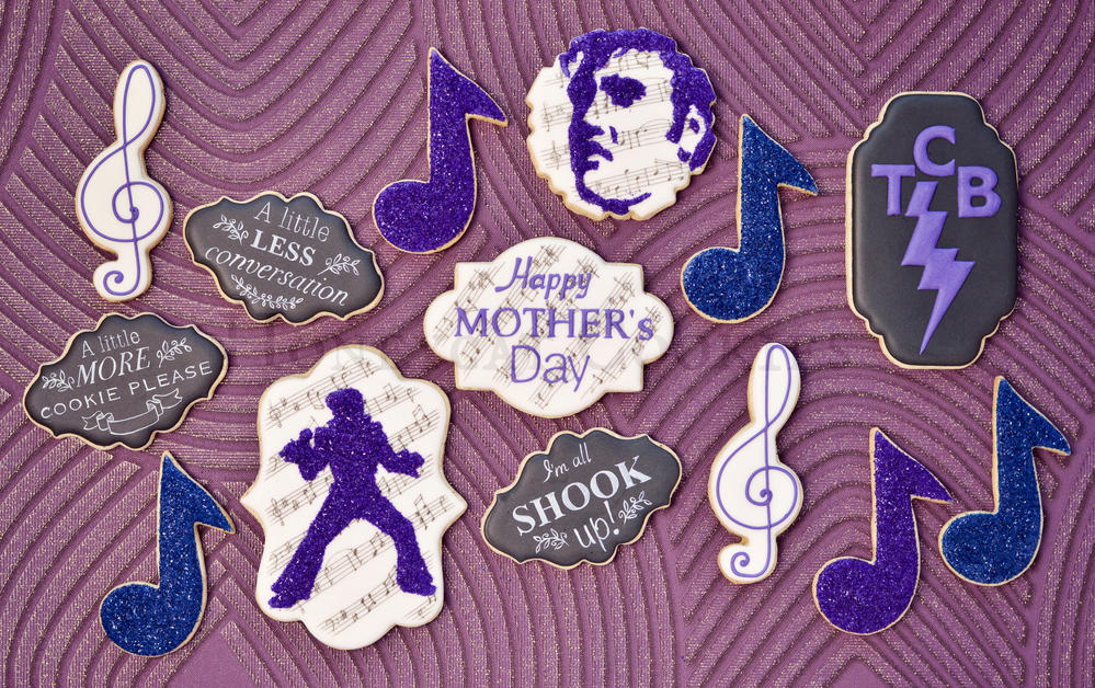 Elvis Mother's Day cookies