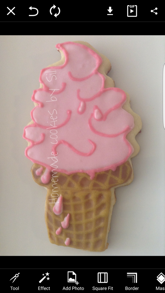 XL Ice-cream cookie