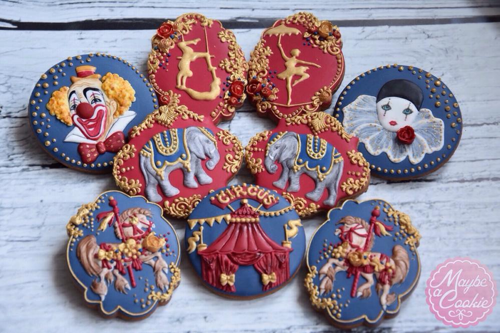 Circus-Themed Cookies