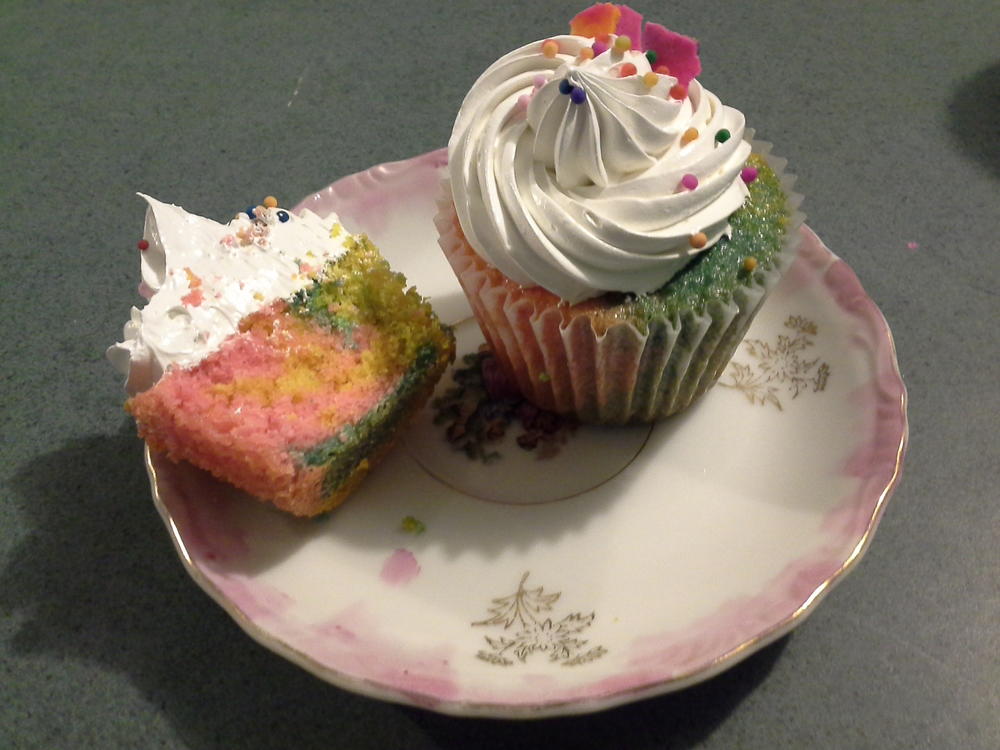 Delicious unicorn cupcake :)