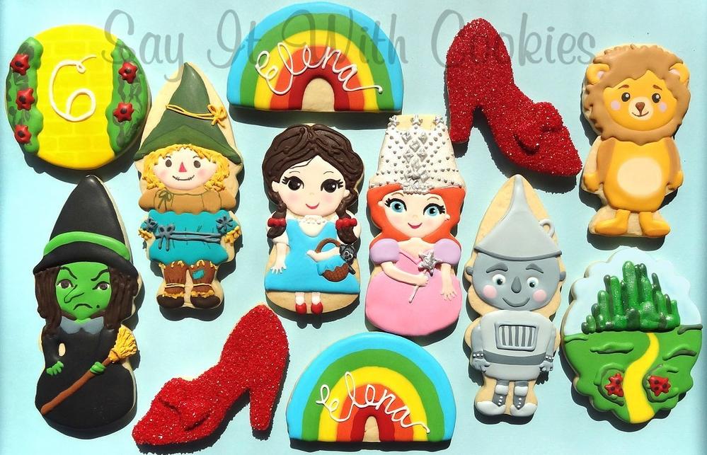Wizard of Oz cookies.