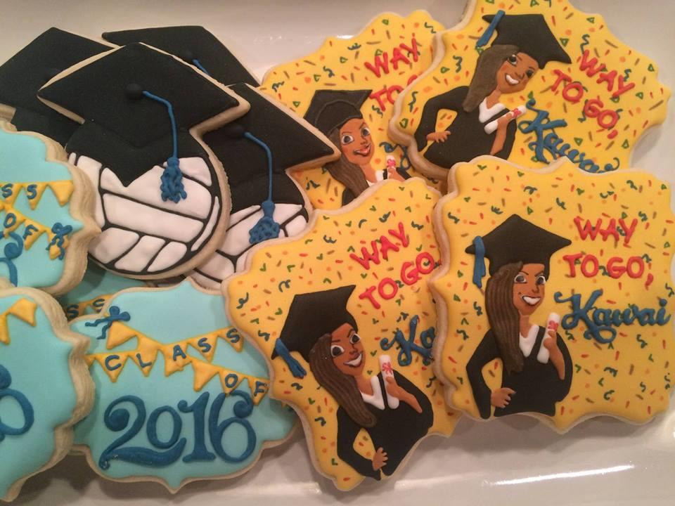 Volleyball Graduation cookies