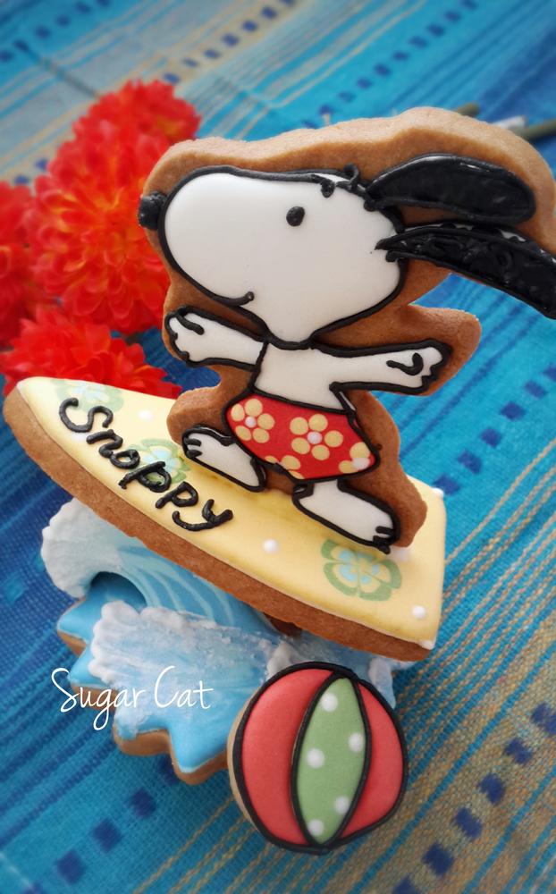 Surfing snoppy