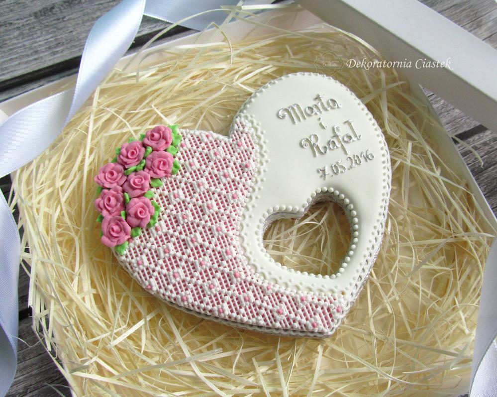 Wedding Heart Cookie