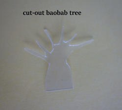 cut-out baobab tree 