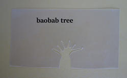 baobab tree stencil