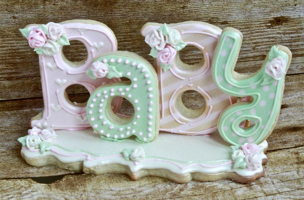 Cookie Platter Centerpiece by Sweet Kissed Confections
