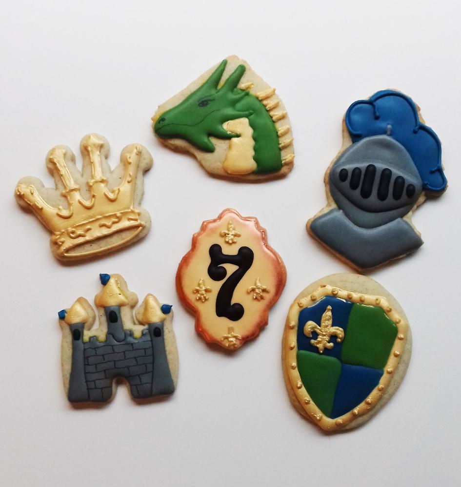 Knights, Castles and Dragons Cookies