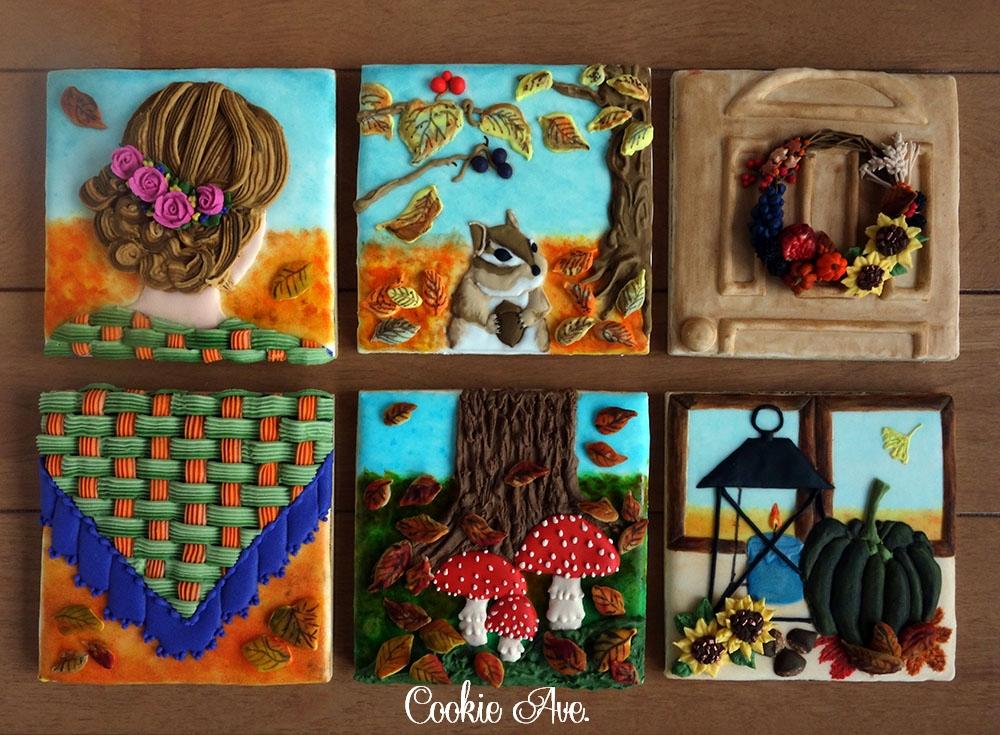 Walking into Autumn, cookie memory game by Ryoko ~Cookie Ave.