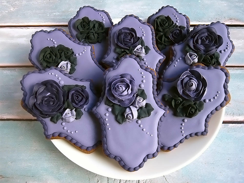 Purple Plaque Cookies