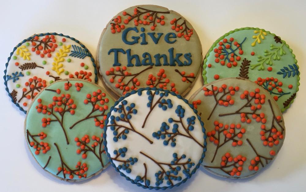 Thanksgiving cookies