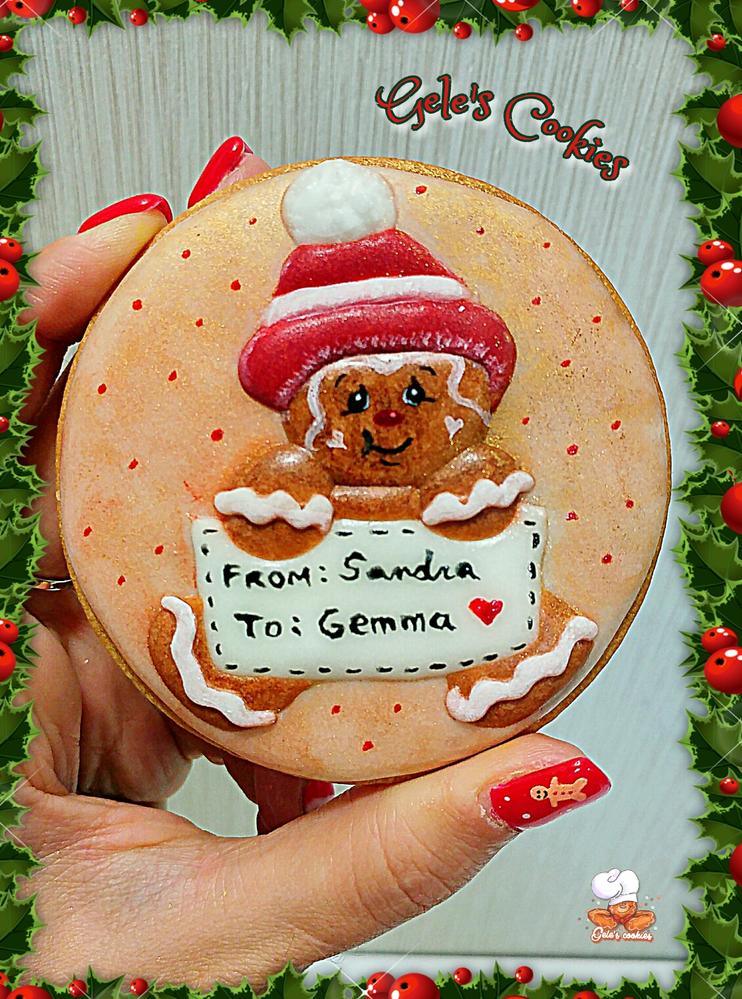 Gingerman christmas cookie