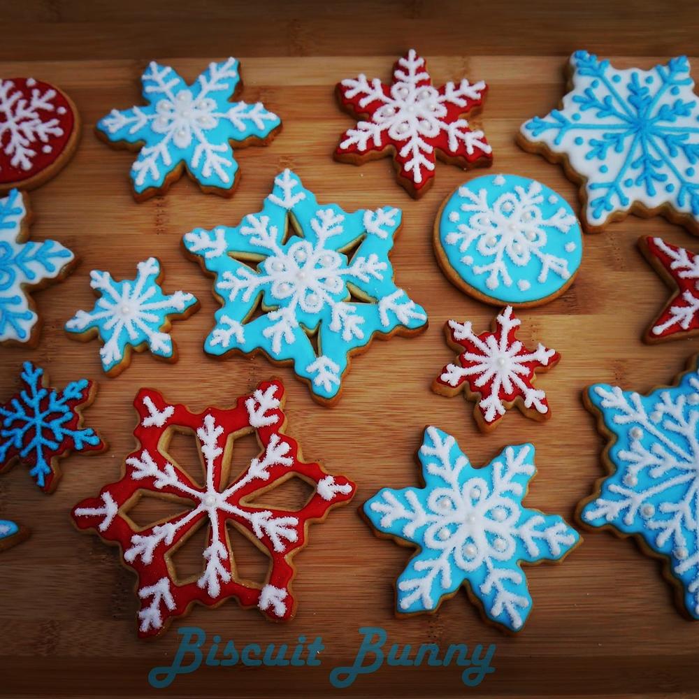 Snowflake cookies