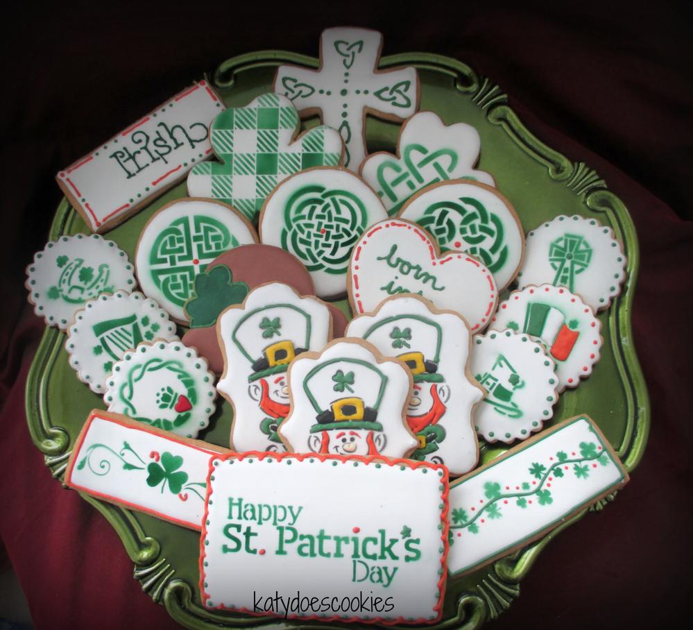 St Patrick's Day cookies