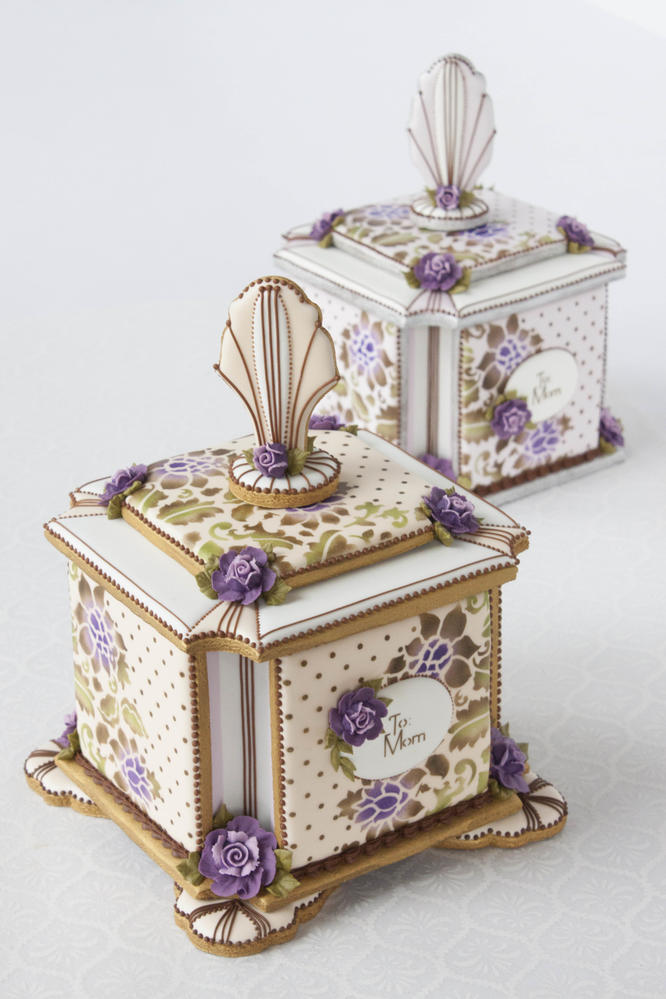 3-D Mother's Day Cookie Boxes