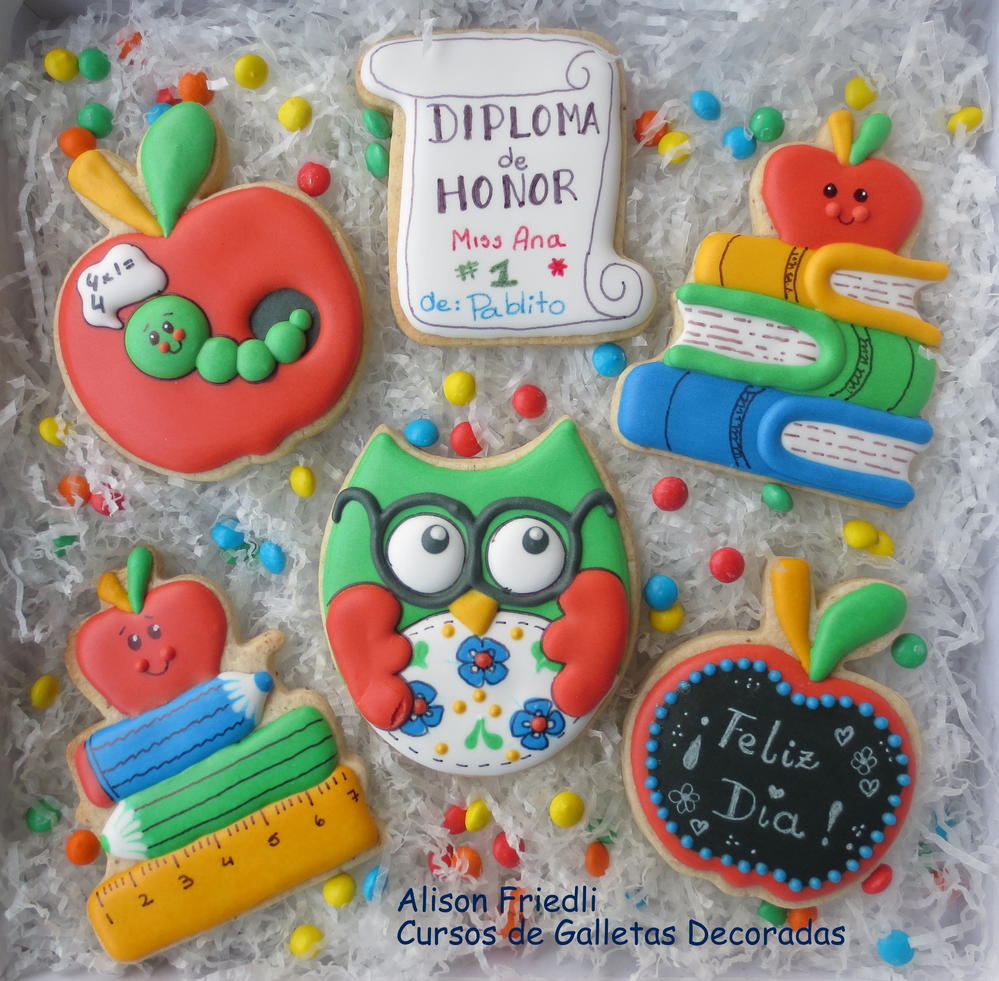 Back-to-School Vegan Icing and Cookies