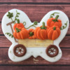 PBP #24- Pumpkin Wagon: Design and Cookie by Manu