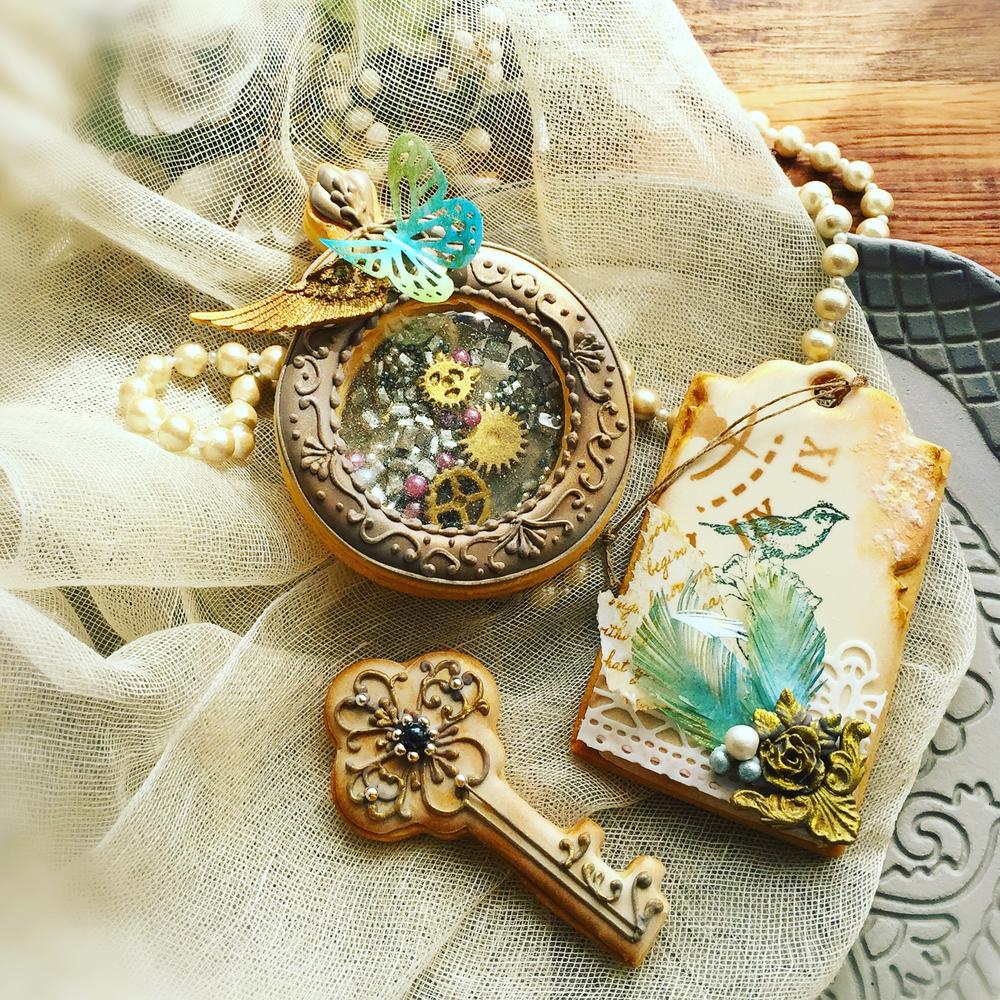 Steampunk-Style Cookies