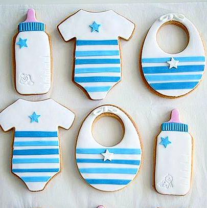 Baby Boy Cookies!