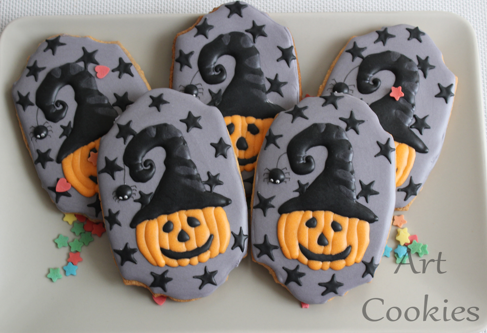 Pumpkin Cookies for Halloween