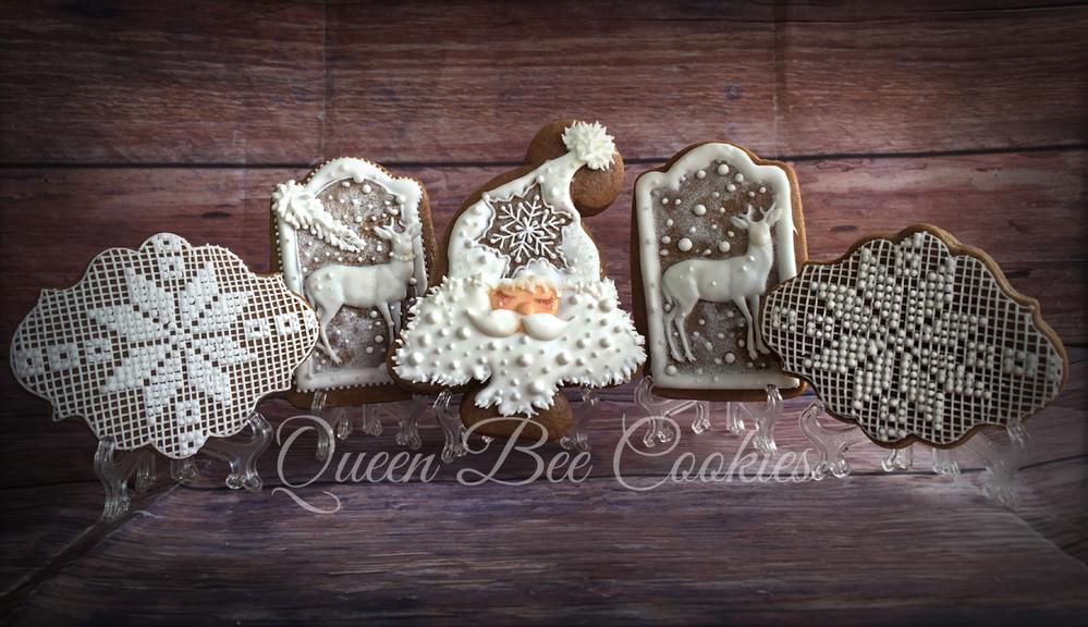 Traditional White Winter Gingerbread