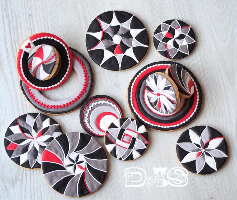 Circle Cookies in Geometric Designs