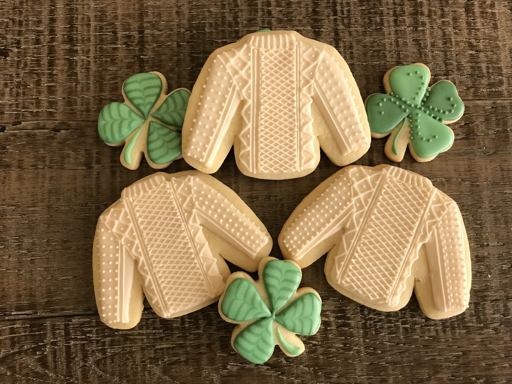 Irish Sweaters by Paige's Designer Cookies