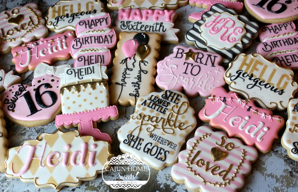 sweet sixteen cookies