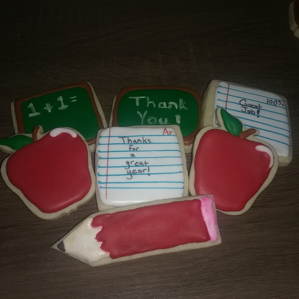 Teacher appreciation cookies