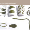 Heart of the Forest - decor: orchid leaves and stalk
