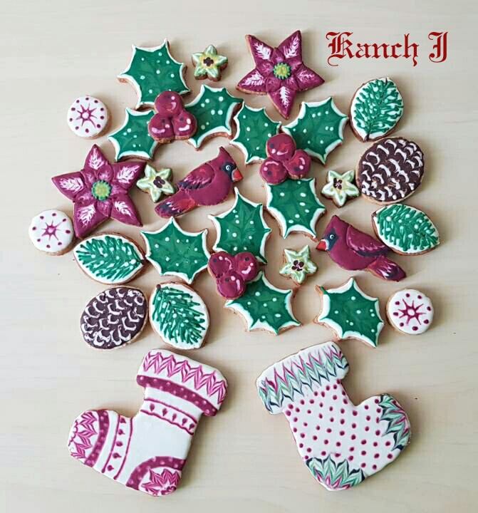 Christmas Platter by Kanch J