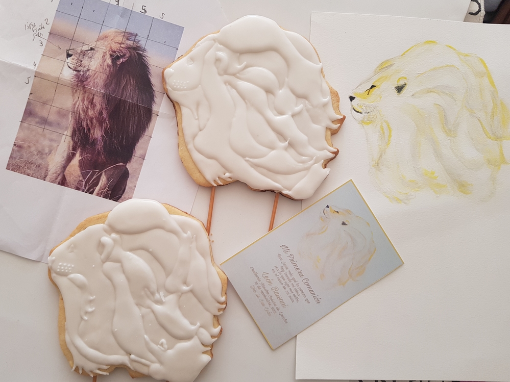 Original Photo, Holy Card, Drawing, and Cookies