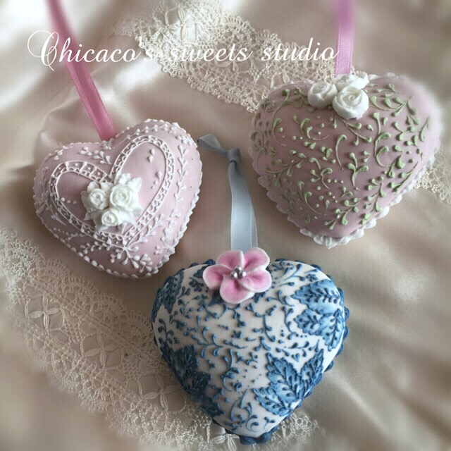 3-D Valentine's Heart Cookies