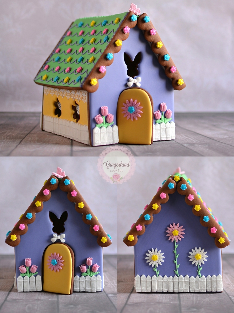 Spring Gingerbread House