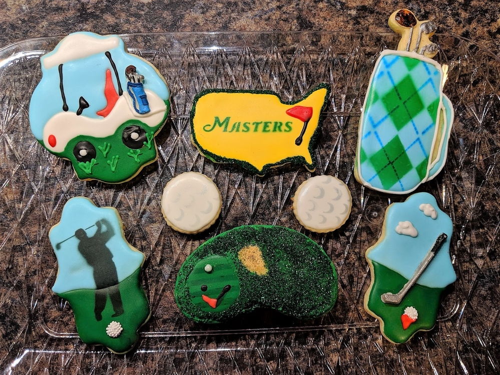 Father's Day Golf Cookies