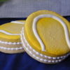 3D Tennis Ball Cookies filled with mini M&amp;Ms