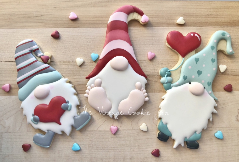 XOXO Gnome Cookie Cutter Valentine/'s Day