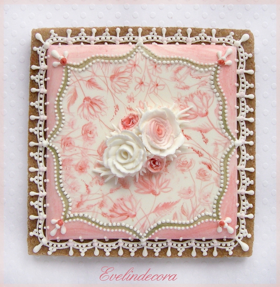 Roses and Lace Cookie