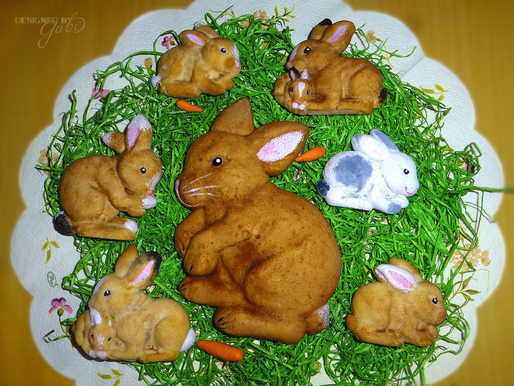 Springerle Easter Bunny Cookies