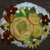 Chocolate marzipan arrangement 3: icingsugarkeks