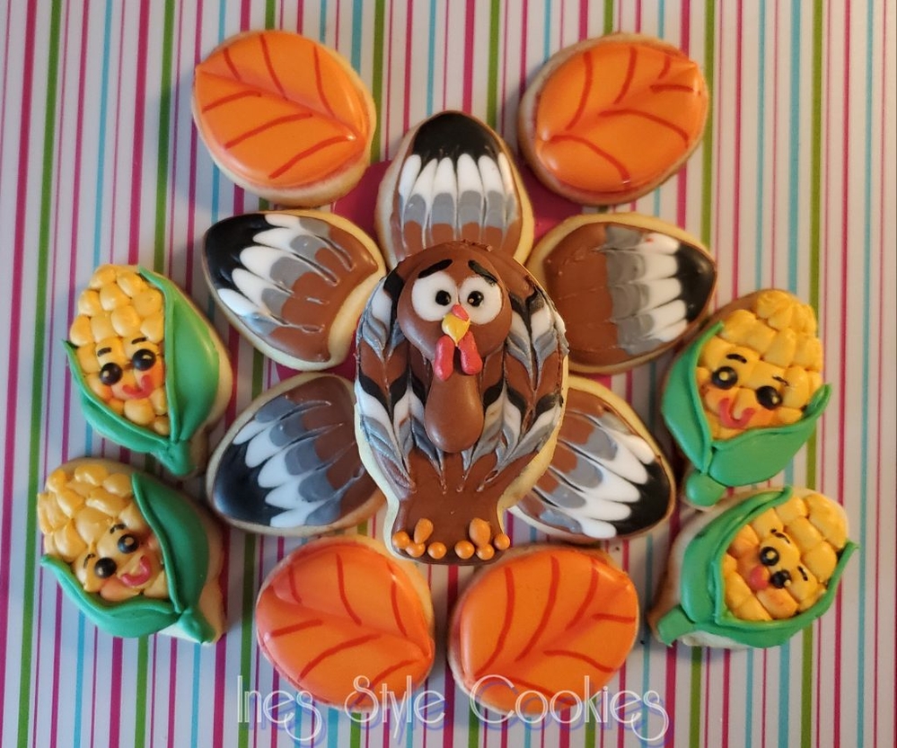 Thanksgiving Mini Cookies - Another View