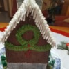 Gingerbread mountain house-back view: Practice bakes perfect challenge #43